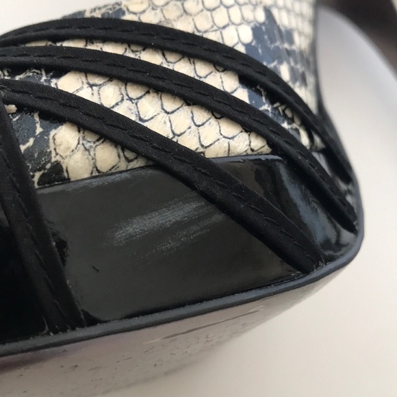 Exchange by Charles David Snakeskin Heels, Size 8 - Picture 6 of 6